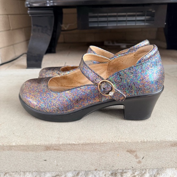 Alegria Multicolor Sparkle Mary Jane Shoes size 39 (9-9.5) - Picture 2 of 9